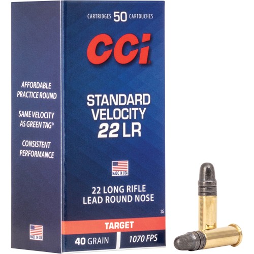 CCI STANDARD 22LR 40GR LEAD-RN