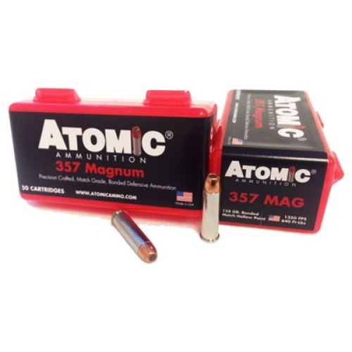 ATOMIC 357 MAG 158GR JHP