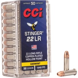 CCI STINGER 22LR 32GR JHP