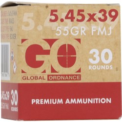GO 5.45x39 55 GR FMJ BRASS