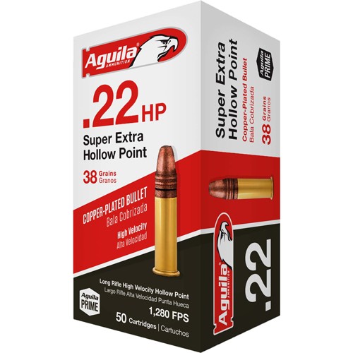 AGUILA HIGH-VEL 22LR 38GR HP