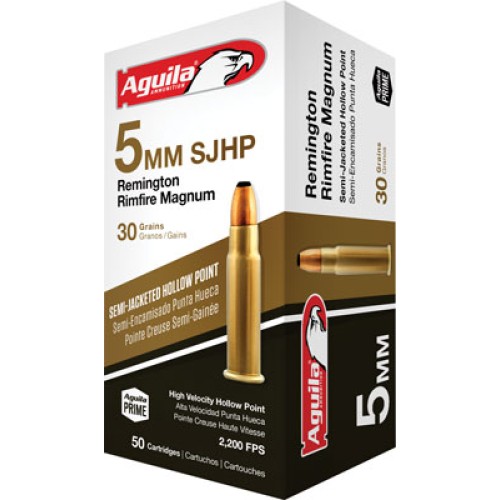 AGUILA 5MM REM MAG 30GR SJHP