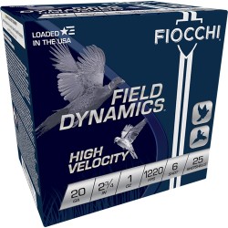 FIOCCHI 20GA 2.75" 1OZ #6