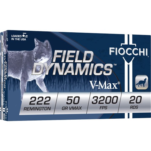 FIOCCHI 222 REM 50GR V-MAX