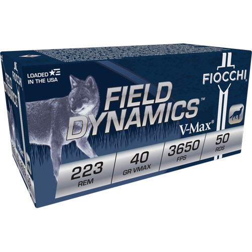 FIOCCHI 223 REM 40GR V-MAX