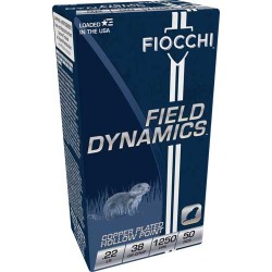 FIOCCHI 22LR 38GR JHP 1250FPS