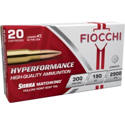 FIOCCHI 300 WIN MAG 190GR HPBT