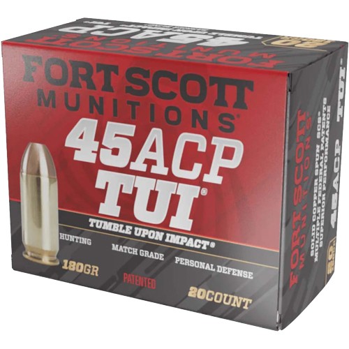 FORT SCOTT 45ACP 180GR TUI