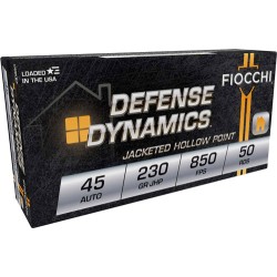 FIOCCHI 45 ACP 230GR JHP