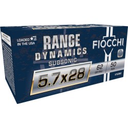 FIOCCHI 5.7X28 62GR SUBSONIC