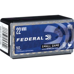 FEDERAL 22WMR 50GR JHP 1530FPS