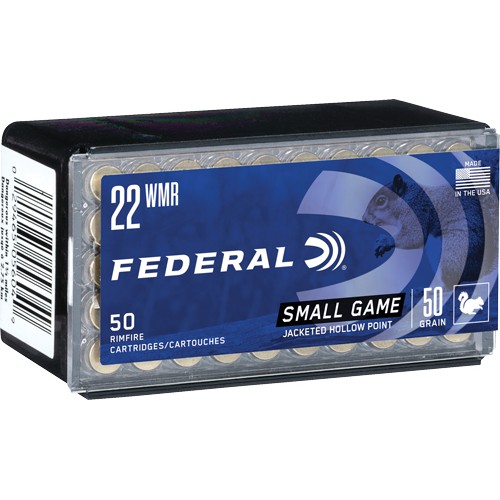 FEDERAL 22WMR 50GR JHP 1530FPS