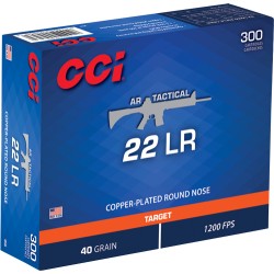 CCI TACTICAL 22LR 40GR PLATED