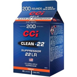 CCI SUPPRESSOR CLEAN 22LR 45GR