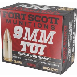 FORT SCOTT 9MM LUGER 115GR