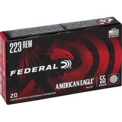 FEDERAL AE 223 REM 55GR FMJ-BT