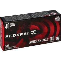 FEDERAL AE 40 SW 180GR FMJ-TC
