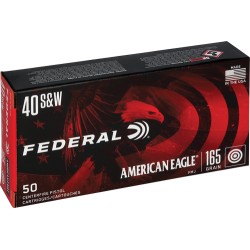 FEDERAL AE 40 SW 165GR FMJ-TC