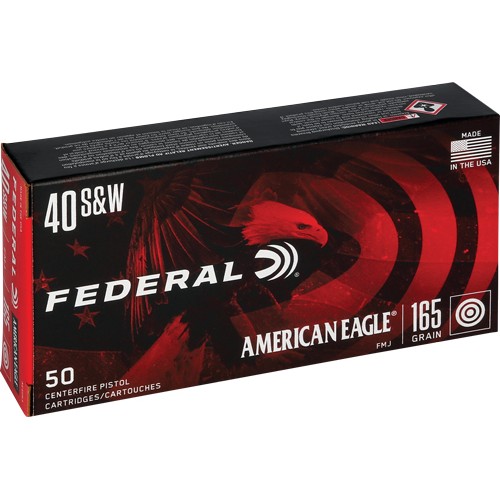 FEDERAL AE 40 SW 165GR FMJ-TC