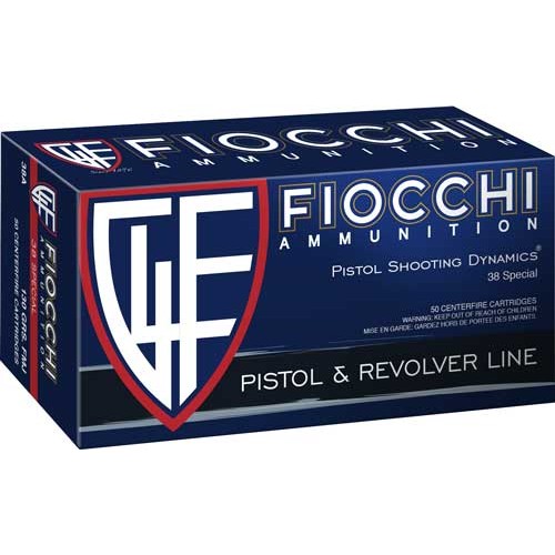 FIOCCHI 38 SPECIAL 158GR JHP