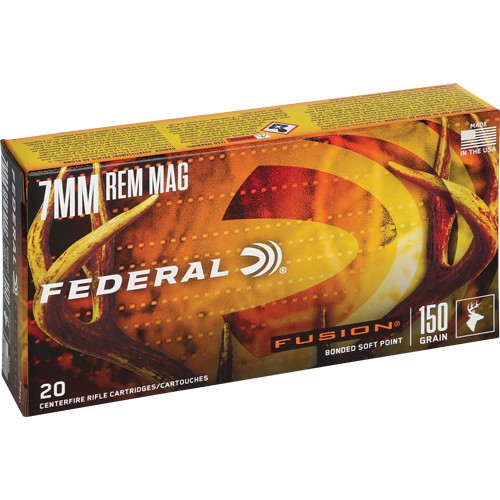 FEDERAL FUSION 7MM REM MAG