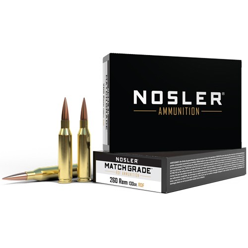 NOSLER MATCH 260 REM 130GR