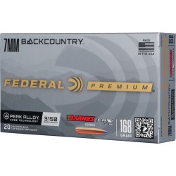 FEDERAL 7MM BC 168GR BARNES