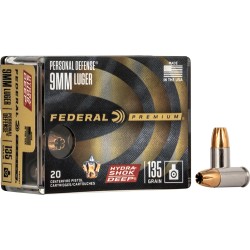 FEDERAL 9MM LUGER 135GR