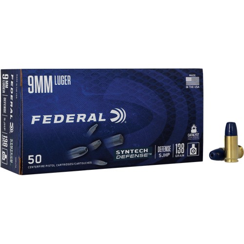 FEDERAL SYNTHETIC DEFENSE 9MM