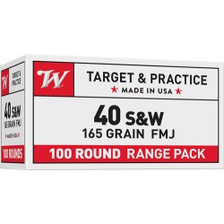 WINCHESTER USA 40 SW 165GR FMJ
