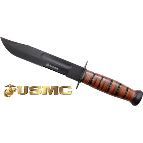 MC USMC 7" BOWIE BLADE W/
