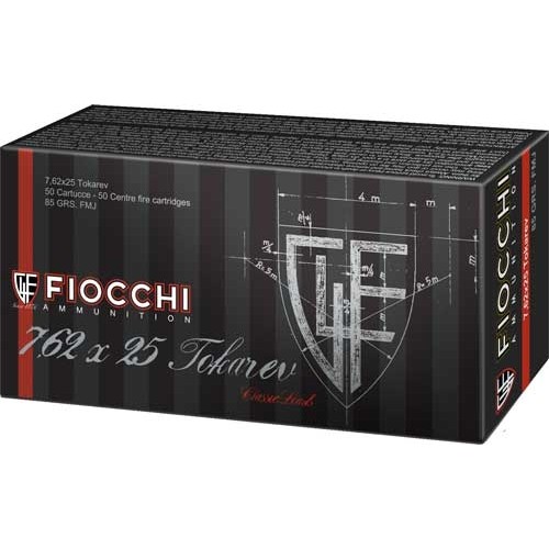 FIOCCHI 7.62X25 TOKAREV